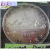 Image 1 : 1951 BU (3 WATERLINE) CANADA SILVER DOLLAR