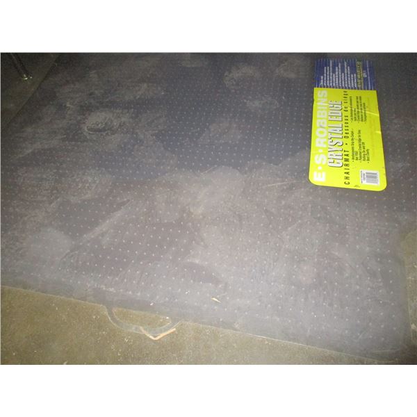 ESTATE:  2 PLASTIC CHAIR MATS (FOR CARPET)