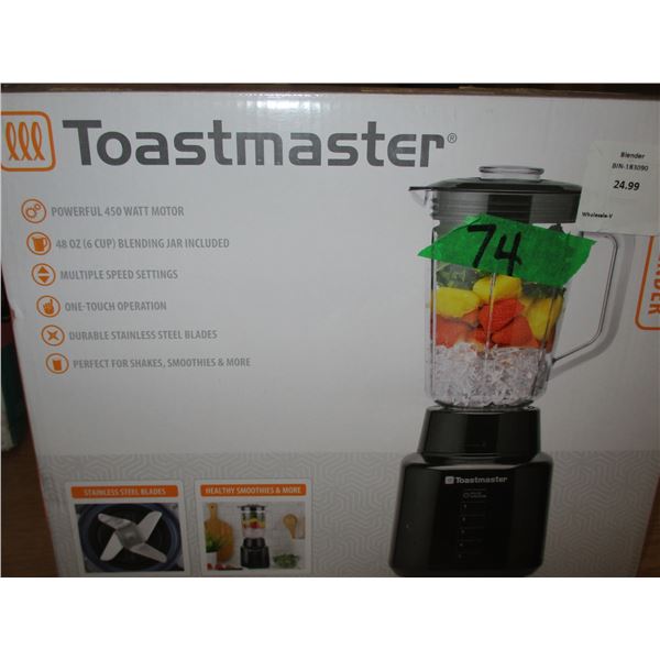 SHELF PULLS (AS IS):  TOASTMASTER BLENDER