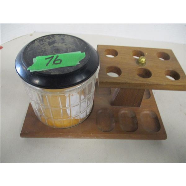 COLLECTABLE:  PIPE & TOBACCO STAND