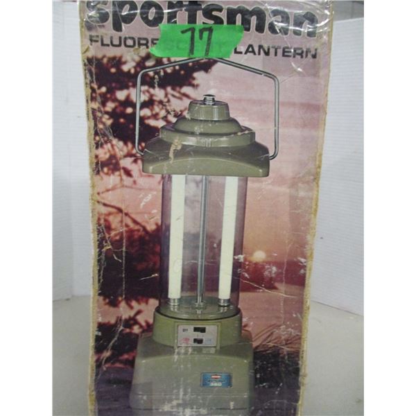 SPORTSMAN FLORESCENT LANTERN IN ORIGINAL BOX