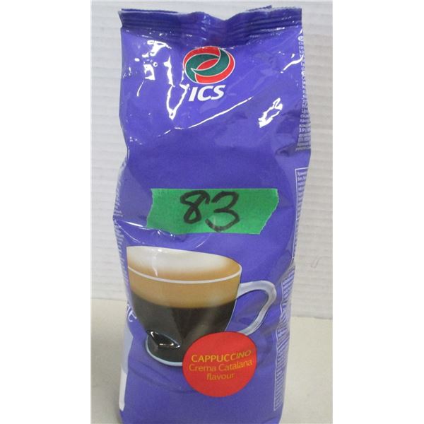 FREIGHT DAMAGE (AS IS):  CAPPUCCINO CREMA CATALANA FLAVOR COFFEE (1000G) - LARGE BAG