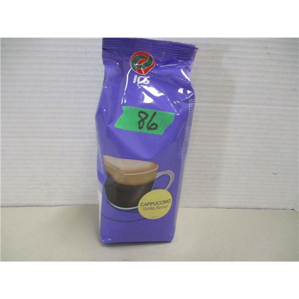 FREIGHT DAMAGE (AS IS):  CAPPUCCINO VANILLA FLAVOR COFFEE (1000G) - LARGE BAG