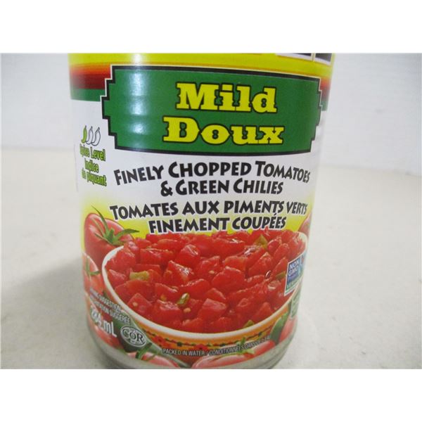 FREIGHT DAMAGE (AS IS):  ROTEL CHOPPED TOMATOES WITH GREEN CHILIS (284 ML) - CAN