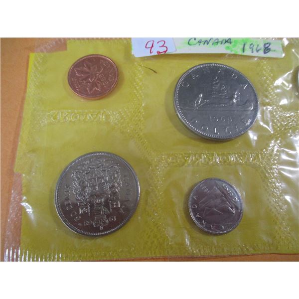 1968 PROOF CANADA MINT SEALED COIN SET