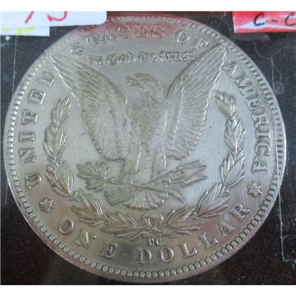 1879 USA CARSON CITY SILVER DOLLAR (NOT TESTED - AS IS - SILVER CONTENT NOT VERIFIED)