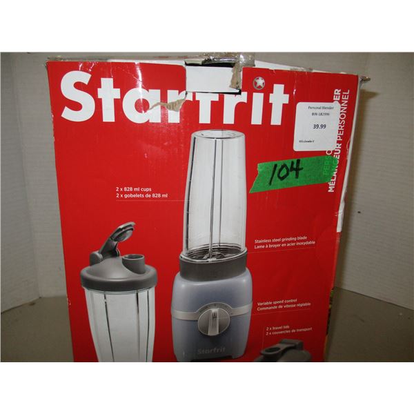FREIGHT DAMAGE (AS IS):  STARFRIT BLENDER