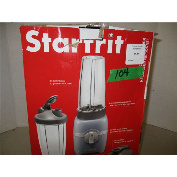 FREIGHT DAMAGE (AS IS):  STARFRIT BLENDER