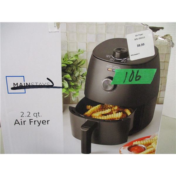 FREIGHT DAMAGE (AS IS):  MAINSTAYS AIR FRYER