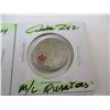 Image 3 : 2004 - 2012 COLORED MAPLE LEAF & POPPY CANADA MINT QUARTERS