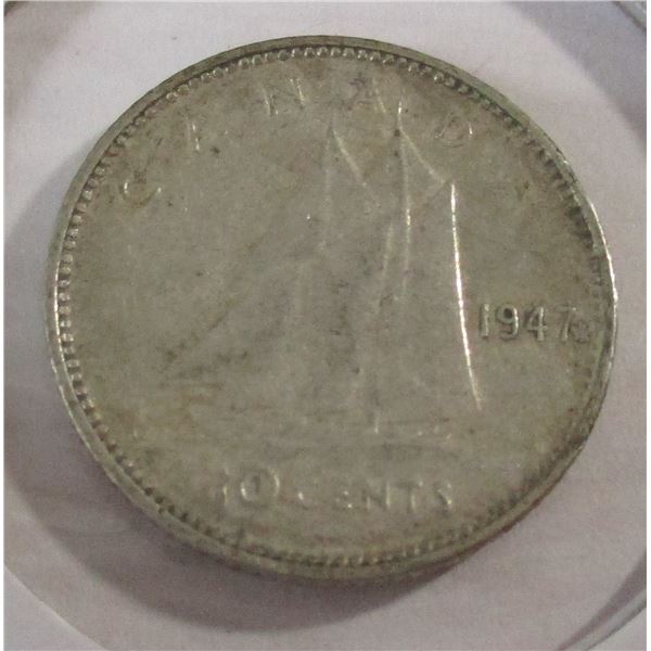 1947 MAPLE LEAF & 1949 SILVER DIMES
