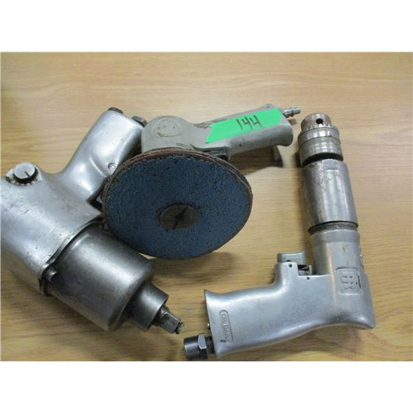 BOX C/W AIR TOOL, DRILL, SANDER, IMPACTS