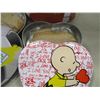 Image 4 : SHELF PULLS (AS IS):  BOX C/W ASSORTED COOKIE TINS