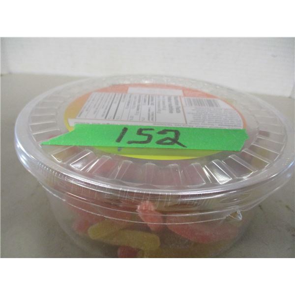 SHELF PULLS (AS IS):  SOUR WORMS CANDY (500G) -TUB