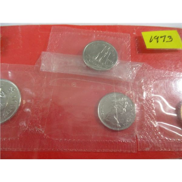 1973 CANADA PARTIAL MINT SEALED COIN SET
