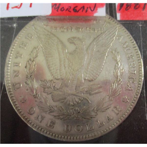 1881 USA MORGAN SILVER DOLLAR