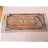 Image 3 : 1954 DEVILS FACE SCARCE BANK OF CANADA $2 BILL