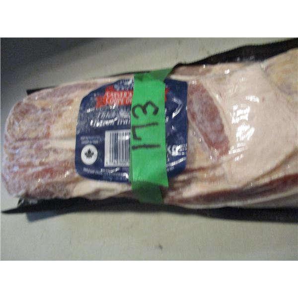 FROZEN:  CARVERS CHOICE THICK SLICE BACON (1 KG) - PACKAGE