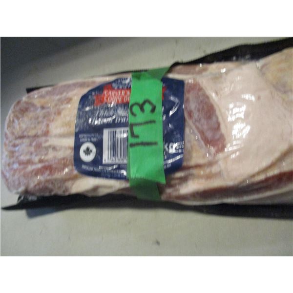 FROZEN:  CARVERS CHOICE THICK SLICE BACON (1 KG) - PACKAGE