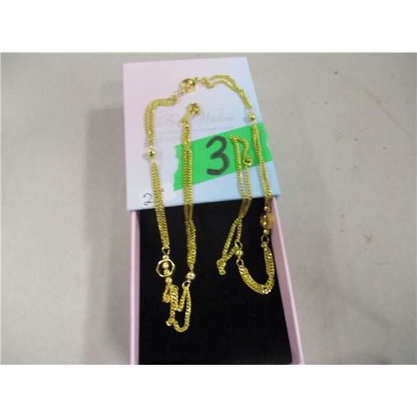 NEW:  21" GOLD TONE CHAIN