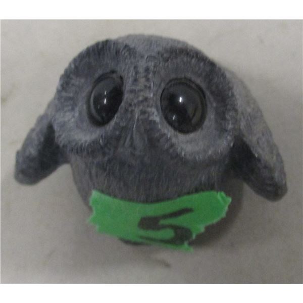 COLLECTABLE:  SOAP STONE "OWL" ORNAMENT BY WOLF (APPROX. 3" HIGH)