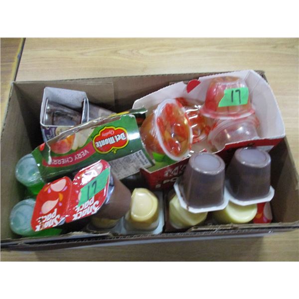 FREIGHT DAMAGE (AS IS):  FLAT C/W ASSORTED SNACK PACKS