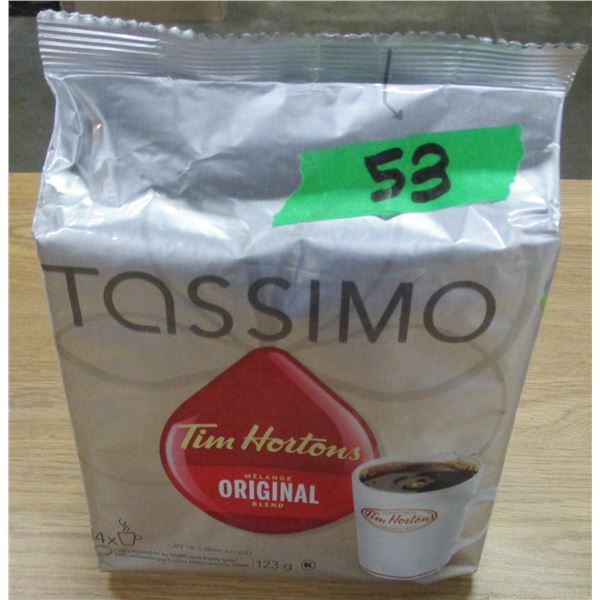 TIM HORTON'S TASSIMO ORIGINAL COFFEE - BAG