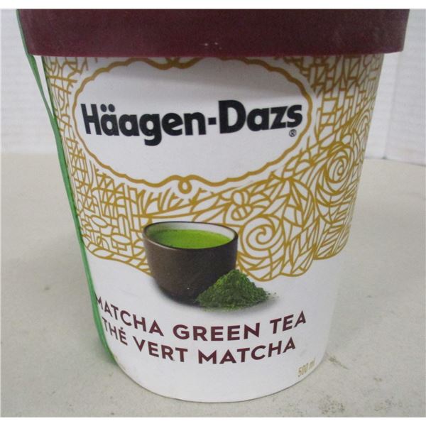 FROZEN:  HAAGEN-DAZS MATCHA GREEN TEA ICE CREAM (500 ML) - TUB