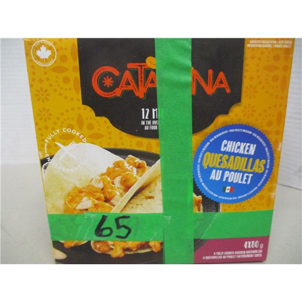 FROZEN:  CATARINA CHICKEN QUESADILLAS (4 X 80G) - BOX