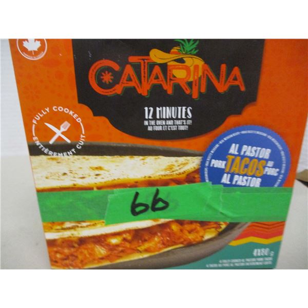 FROZEN:  CATARINA PORK TACOS (4 X 80G) - BOX