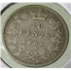 Image 1 : 1899 VICTORIAN FINE CANADA SILVER DIME
