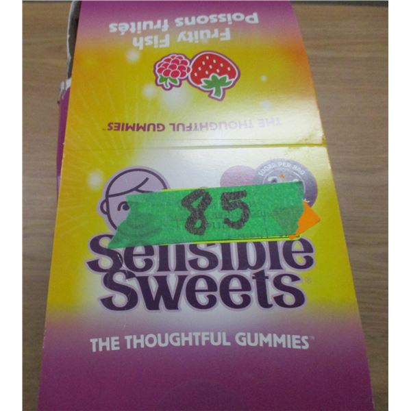 NEW:  CASE C/W APPROX 12 BAGS SENSIBLE TREATS