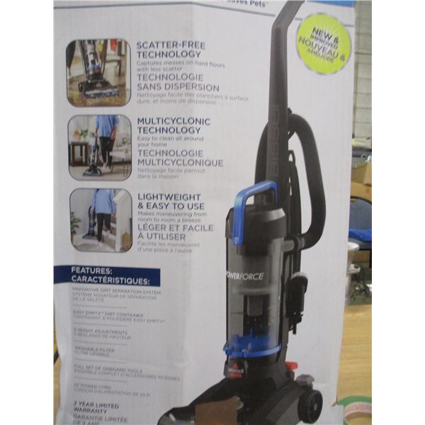 STORE RETURN (AS IS):  BISSEL POWER FORCE VACUUM CLEANER)