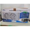Image 1 : STORE RETURN (AS IS):  TWIN WINDOW FAN