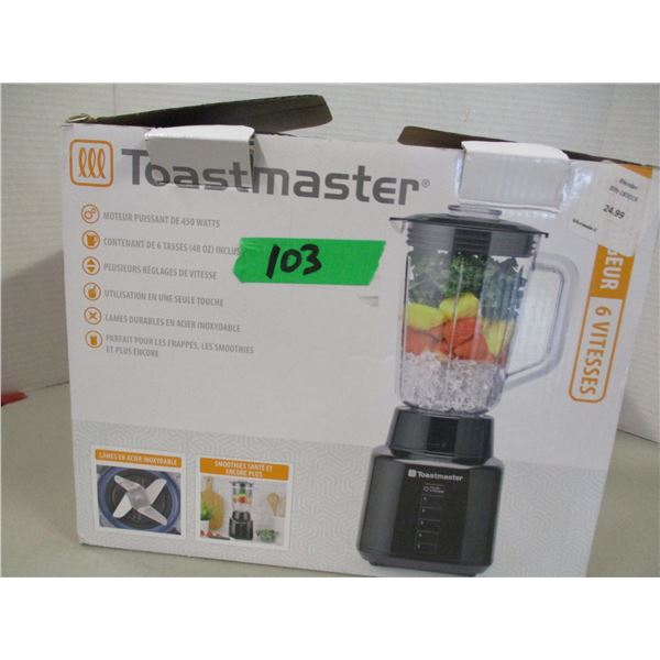 STORE RETURN (AS IS):  TOASTMASTER BLENDER