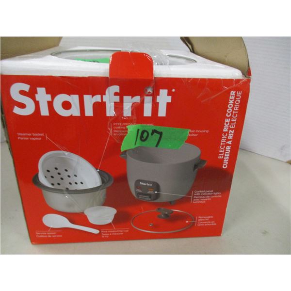 STORE RETURN (AS IS):  STARFRIT RICE COOKER