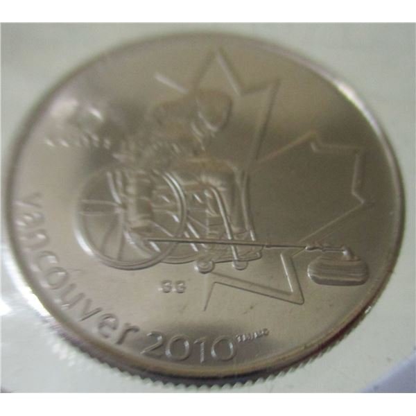 2010 WHEEL CHAIR CURLING & 2010 PROOF TRAP SHOOTING QUARTERS