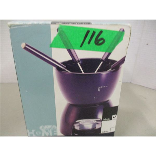 7 PIECE CHOCOLATE FONDUE SET