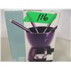 Image 1 : 7 PIECE CHOCOLATE FONDUE SET
