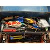 Image 3 : BLUE METAL TOOLBOX C/W CONTENTS