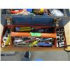 Image 4 : BLUE METAL TOOLBOX C/W CONTENTS