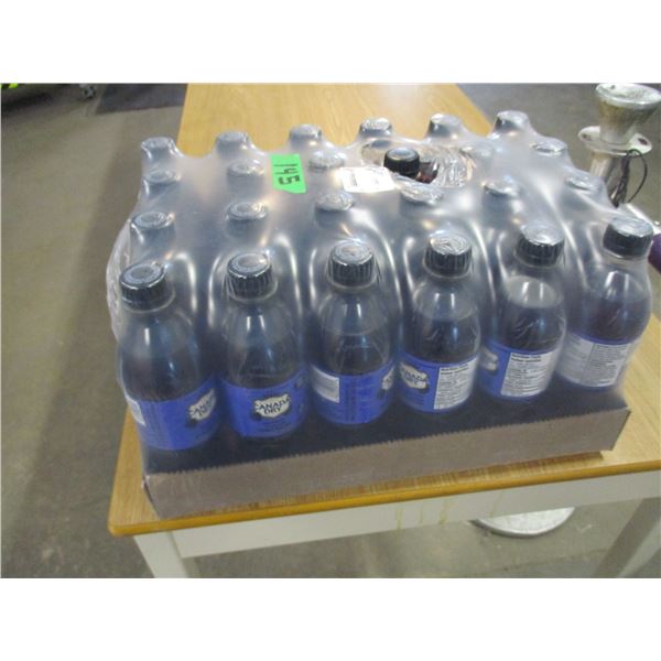 FREIGHT DAMAGE (AS IS):  CANADA DRY BLACKBERRY GINGERALE (24 BOTTLES X 500 ML) - CASE
