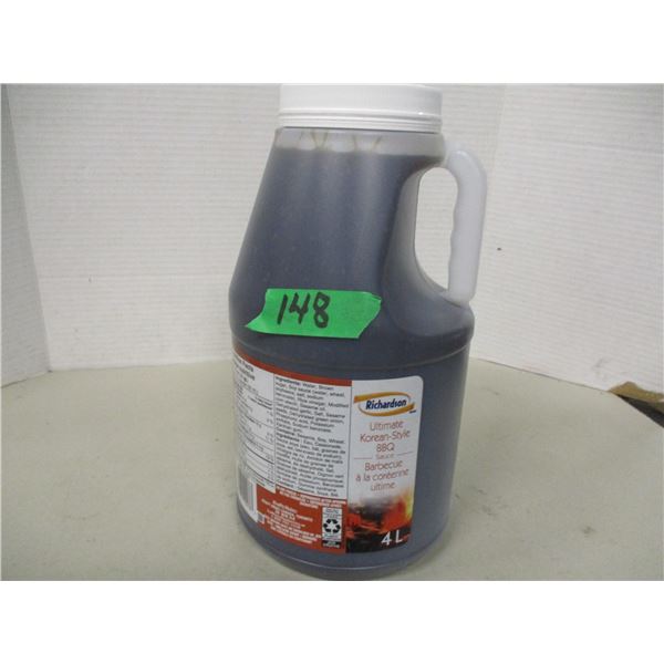 FREIGHT DAMAGE (AS IS):  KOREAN BBQ SAUCE (4 L) - JUG