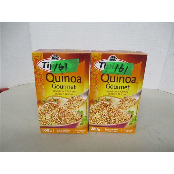 FREIGHT DAMAGE (AS IS):  BOULGHOUR & QUINOA (2 BOXES X 350G)