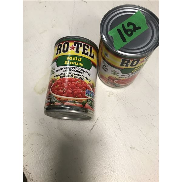 FREIGHT DAMAGE (AS IS):  ROTEL CHOPPED TOMATOES WITH GREEN CHILIS (2 CANS X 284 ML)