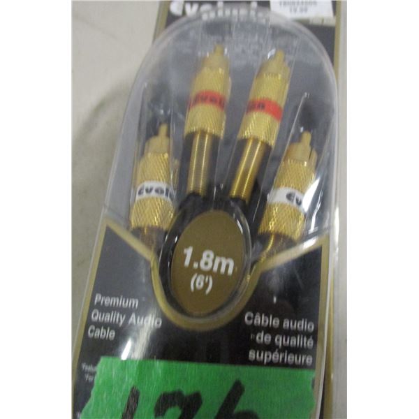 1.8 M PREMIUM SHIELDED STEREO CABLE