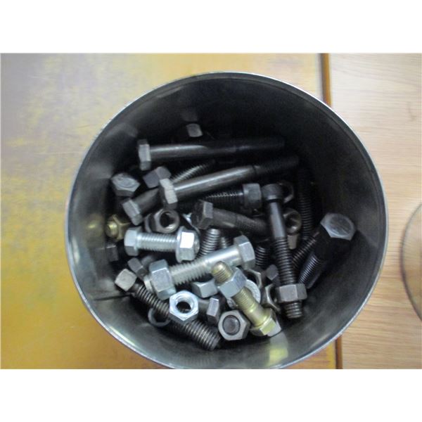 PAIL C/W ASSORTED NUTS & BOLTS