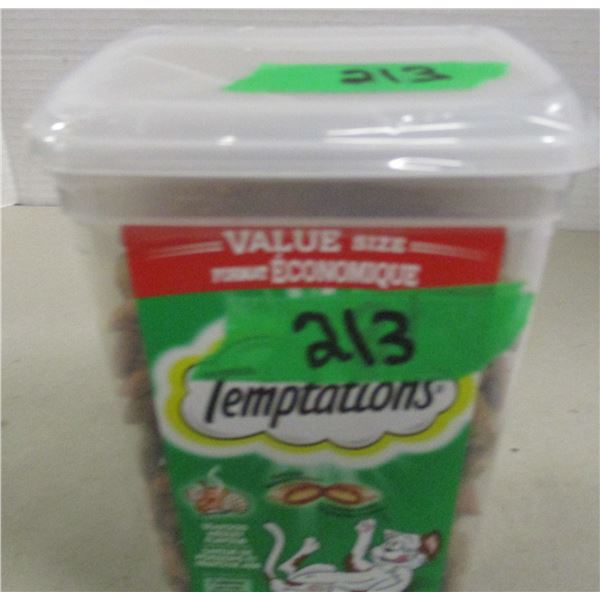 NEW: TEMPTATIONS SEAFOOD MEDLEY FLAVOR CAT TREATS (454G) - CONTAINER