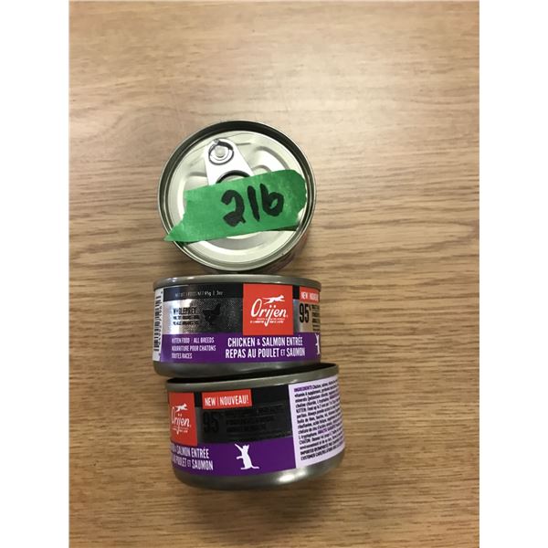 NEW:  ORIJEN CHICKEN & SEAFOOD CAT FOOD (3 CANS X 85G)