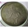 Image 1 : 1969 UNITED KINGDOM 10 SILVER NEW PENCE